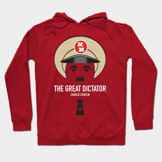 The Great Dictator - Alternative Movie Poster Hoodie by MoviePosterBoy